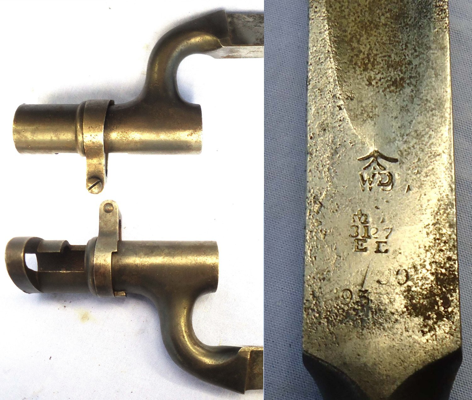British, 1876 Pattern Martini Henry Rifle Socket Bayonet and Scabbard. BAYO 378 Bayonet