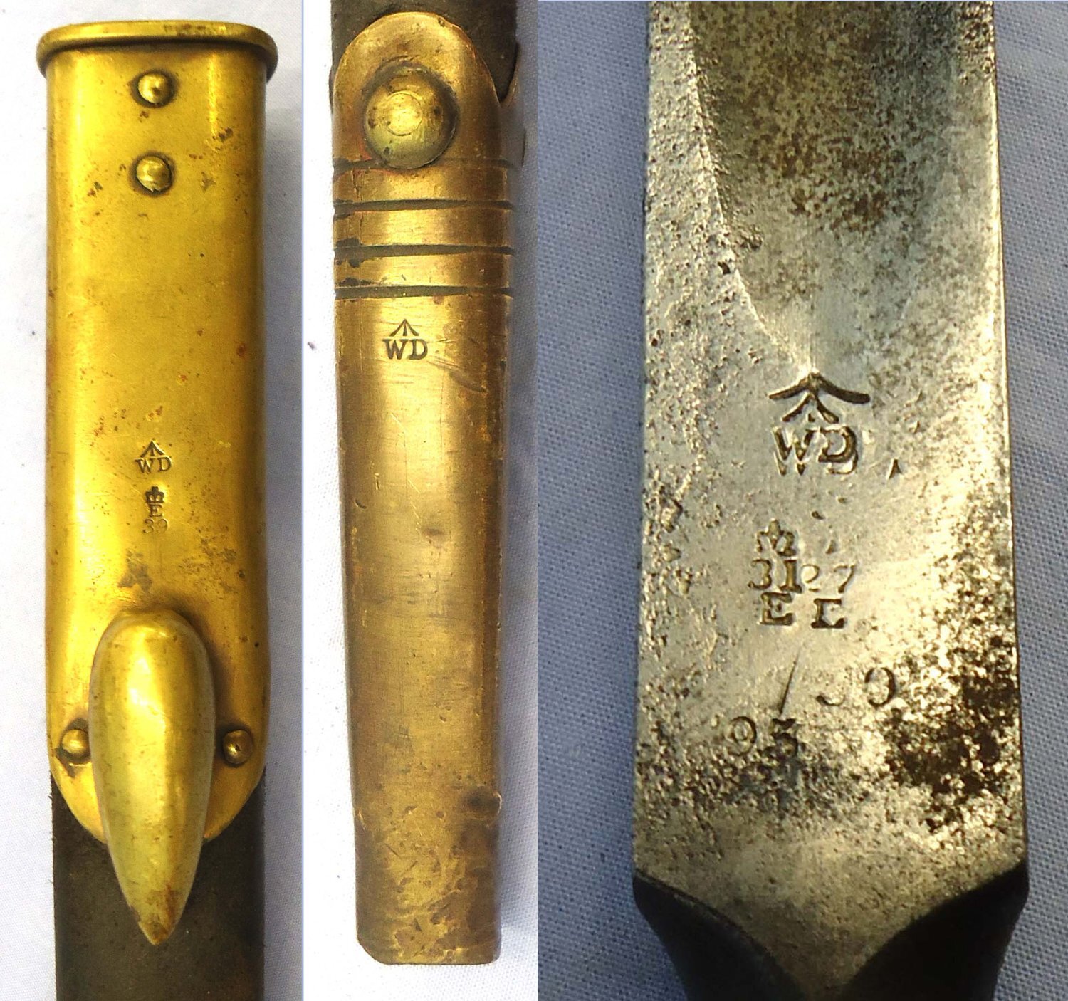  British, 1876 Pattern Martini Henry Rifle Socket Bayonet and Scabbard. BAYO 378 Bayonet