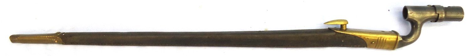 British, 1876 Pattern Martini Henry Rifle Socket Bayonet and Scabbard. BAYO 378 Bayonet - {CATEGORY} in 