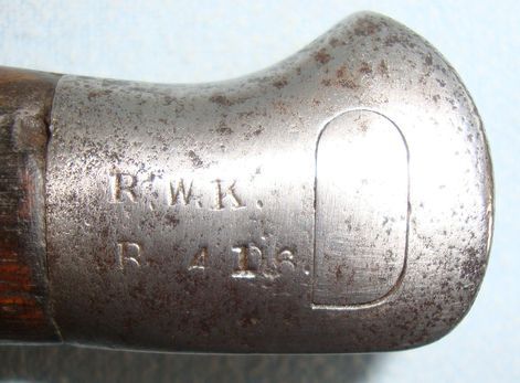 Wilkinson Early 1st Pattern, 1909 Dated Hook Quillon '07' Sword Bayonet By Wilki Bayonet