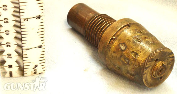  French Fuse 25/38 Mod 1880 Time And Percussion Fuse. French Fuse 25/38 Mod 1880 Time And Percussion Fuse. Antique & Militaria