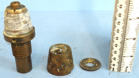 French Fuse 25/38 Mod 1880 Time And Percussion Fuse. French Fuse 25/38 Mod 1880 Time And Percussion Fuse. Antique & Militaria