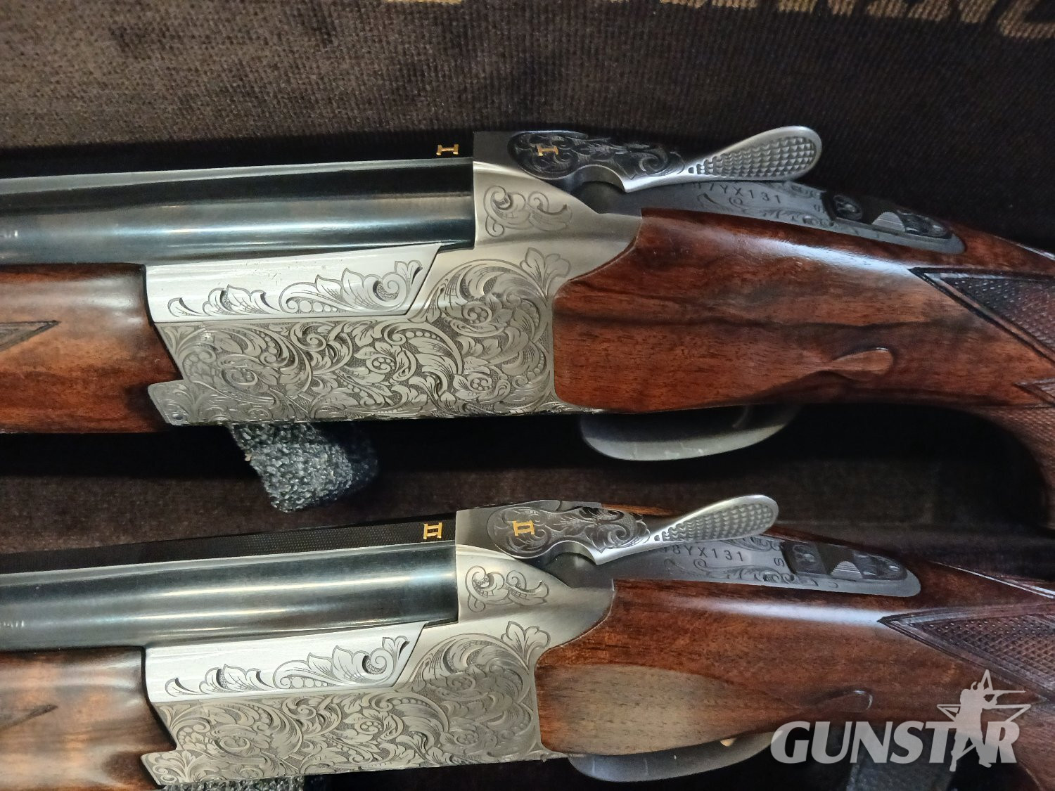 Browning B725 HTG Medallion Silver factory pair  Over and Under 12 Bore/gauge in 