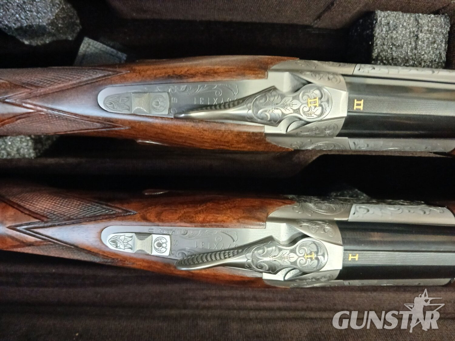 Browning B725 HTG Medallion Silver factory pair  Over and Under 12 Bore/gauge