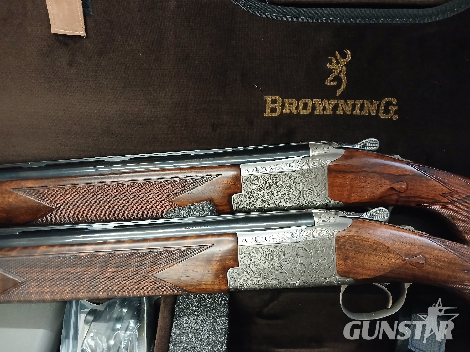{CATEGORY} - Browning B725 HTG Medallion Silver factory pair  Over and Under 12 Bore/gauge in 