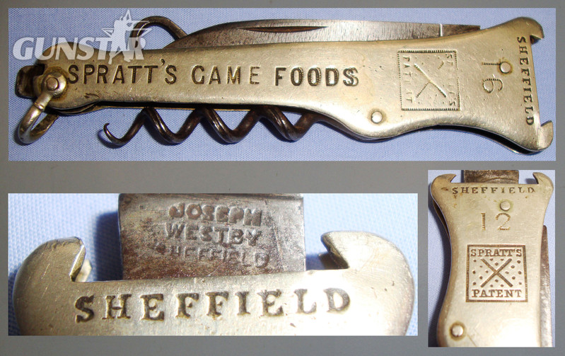 Scarce* Joseph Westby of Sheffield ‘Shooters’ Penknife Advertising ‘Spratts Game/Dog Foods’. Sn:20072. Other Blade