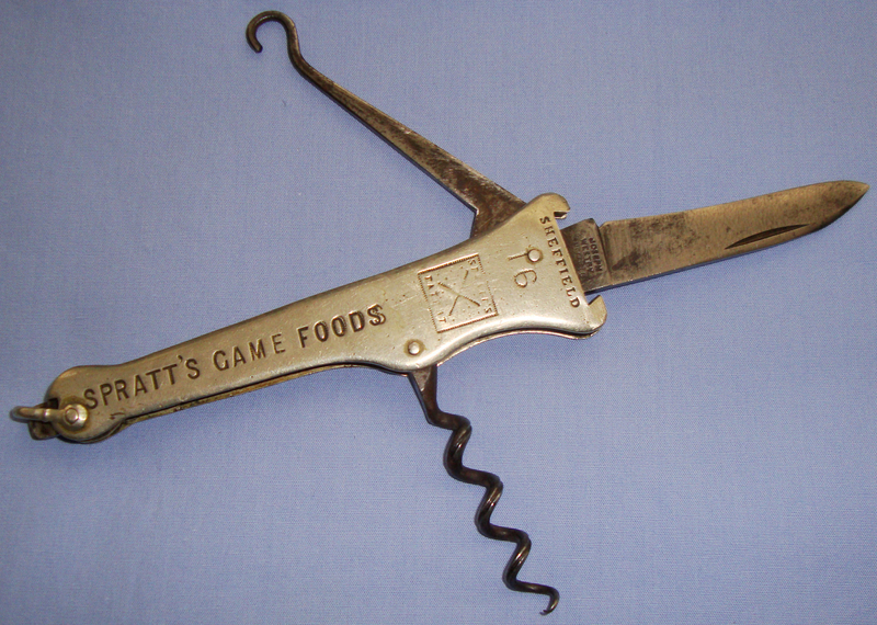  Scarce* Joseph Westby of Sheffield ‘Shooters’ Penknife Advertising ‘Spratts Game/Dog Foods’. Sn:20072. Other Blade
