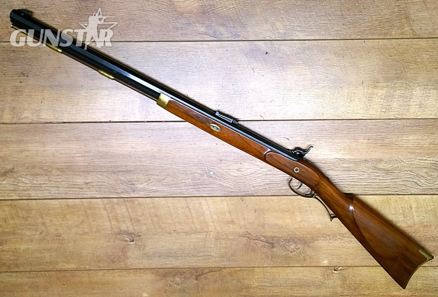 Pedersoli Hawken 50 Muzzleloader .50 Cal Muzzleloader Rifle - {CATEGORY} in 