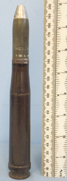  INERT DEACTIVATED. Unfired WW2 1944 Dated German 20 mm Flak 38 Soluthern (20x138 INERT DEACTIVATED. Unfired WW2 1944 Dated German 20 mm Flak 38 Soluthern (20x138 Antique & Militaria
