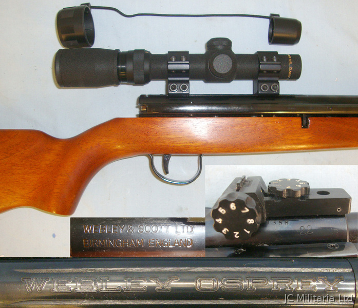 Webley & Scott .22 Calibre, Side Lever, Air Rifle With Simmons Whitetail Classic 1.5-5x20 WA Te .22