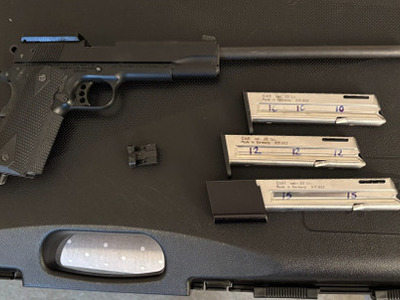 1911 Walther Colt Gold Cup LBP Walther Colt Gold Cup 1911 .22 Long Barrel