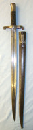 Portuguese Model 1885 Guedes (Kropatschek) Bayonet & Scabbard Bayonet