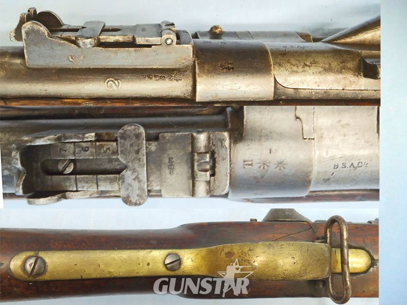  Enfield Enfield Pattern 1853, 3 Band .577 Percussion Calibre, Second Pattern Snider Rifle by BSA Co. Sn - 21570 Single Shot .577 Rifle