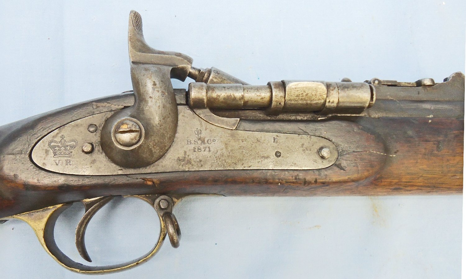 Enfield Enfield Pattern 1853, 3 Band .577 Percussion Calibre, Second Pattern Snider Rifle by BSA Co. Sn - 21570 Single Shot .577 Rifle 