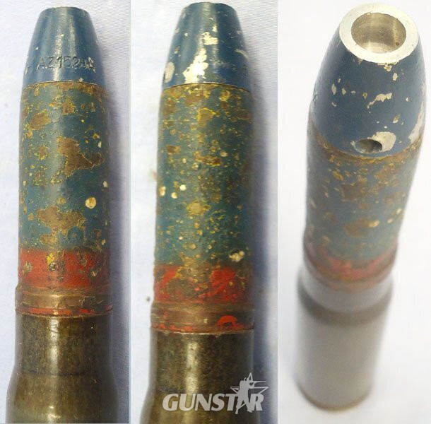  INERT DEACTIVATED. German WW2, 1944 Dated, 20 mm MK151/20 (20x82) Phosphorous Incendiary Trace Cannon Round. Sn - 22995 INERT DEACTIVATED. German WW2, 1944 Dated, 20 mm MK151/20 (20x82) Phosphorous Incendiary Trace Cannon Round. Sn - 22995 Various Other Ammunition