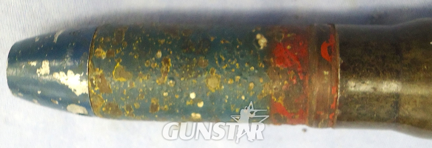 INERT DEACTIVATED. German WW2, 1944 Dated, 20 mm MK151/20 (20x82) Phosphorous Incendiary Trace Cannon Round. Sn - 22995 INERT DEACTIVATED. German WW2, 1944 Dated, 20 mm MK151/20 (20x82) Phosphorous Incendiary Trace Cannon Round. Sn - 22995 Various Other Ammunition - {CATEGORY} in 