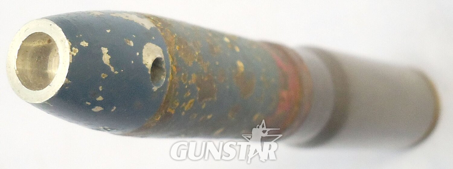INERT DEACTIVATED. German WW2, 1944 Dated, 20 mm MK151/20 (20x82) Phosphorous Incendiary Trace Cannon Round. Sn - 22995 INERT DEACTIVATED. German WW2, 1944 Dated, 20 mm MK151/20 (20x82) Phosphorous Incendiary Trace Cannon Round. Sn - 22995 Various Other Ammunition 