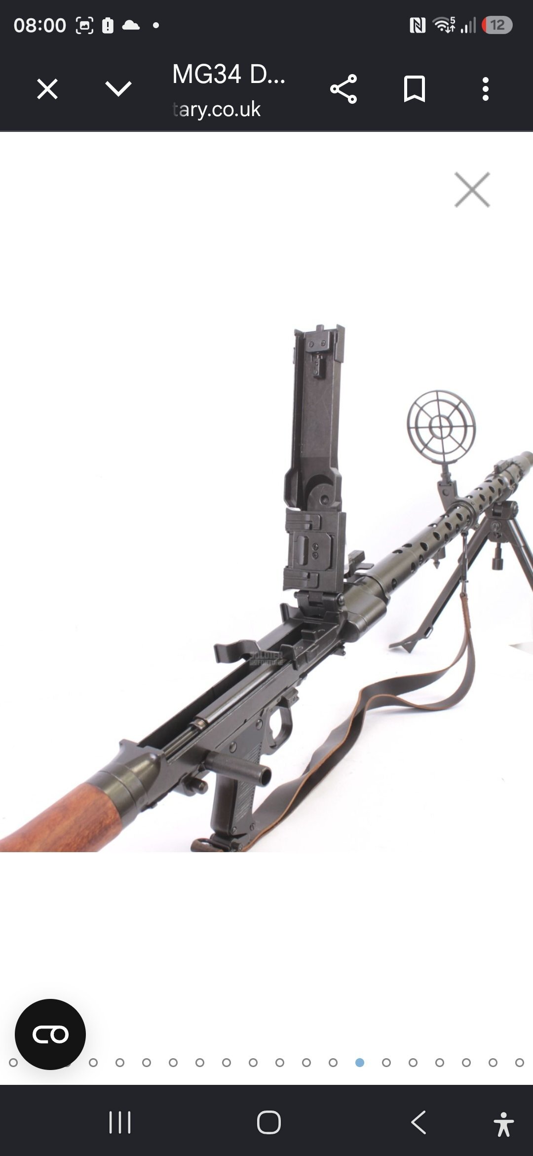 MG34 German machine gun  MG34 - Non-firing in 