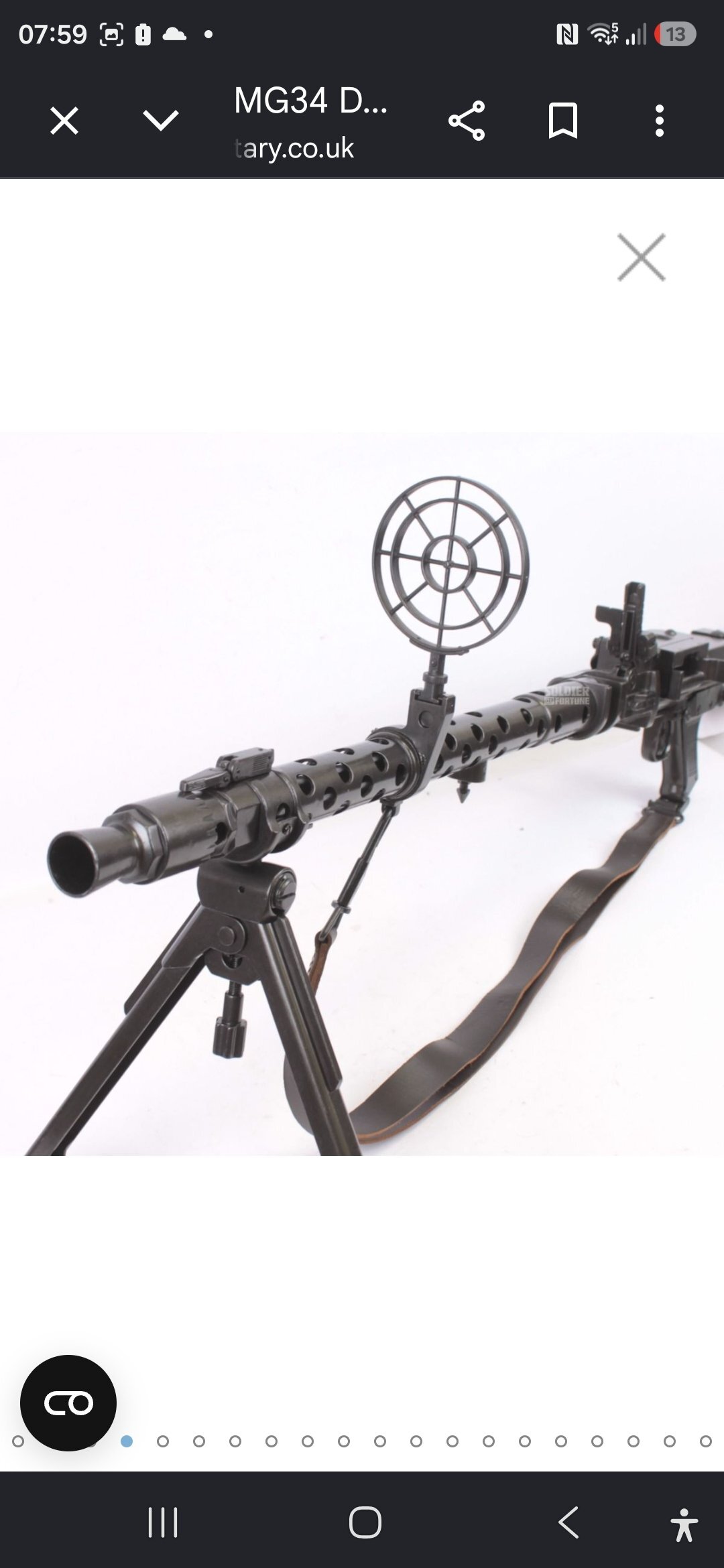 MG34 German machine gun  MG34 - Non-firing - {CATEGORY} in 