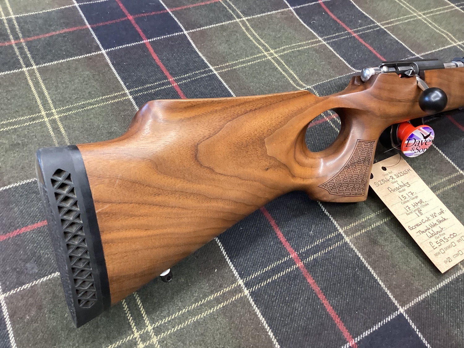  J.G. Anschütz MODEL 1517 Bolt Action .17 Hornady Magnum Rimfire (.17 HMR) Rifle
