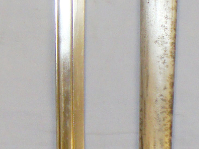 Portugese M1885 Guedes & M1886 Kropatschek Rifle Bayonet and Scabbard. 20821:14. Bayonet