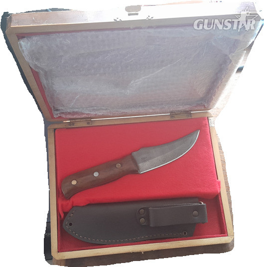 Forged Iron Damascus Hunting Knive in 