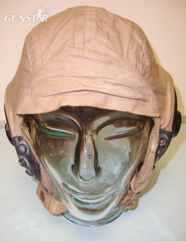 Original WII, C 1943, Type A-10A, U.S. Army Air Force, Summer Flying Helmet. Sn 6286. Original WII, C 1943, Type A-10A, U.S. Army Air Force, Summer Flying Helmet. Sn 6286. Clothing in 