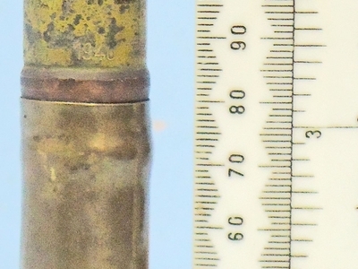 DEACTIVATED INERT. WW2, German 1941 Dated 20 mm FFM (20x80) HET (High Explosive Tracer) Cannon Round. Sn - 22441:4 DEACTIVATED INERT. WW2, German 1941 Dated 20 mm FFM (20x80) HET (High Explosive Tracer) Cannon Round. Sn - 22441:4  Other Ammunition