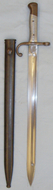Matching Numbers* Argentine ‘Modelo Argentino 1891 Bayonet and Scabbard. Sn 7989. Bayonet