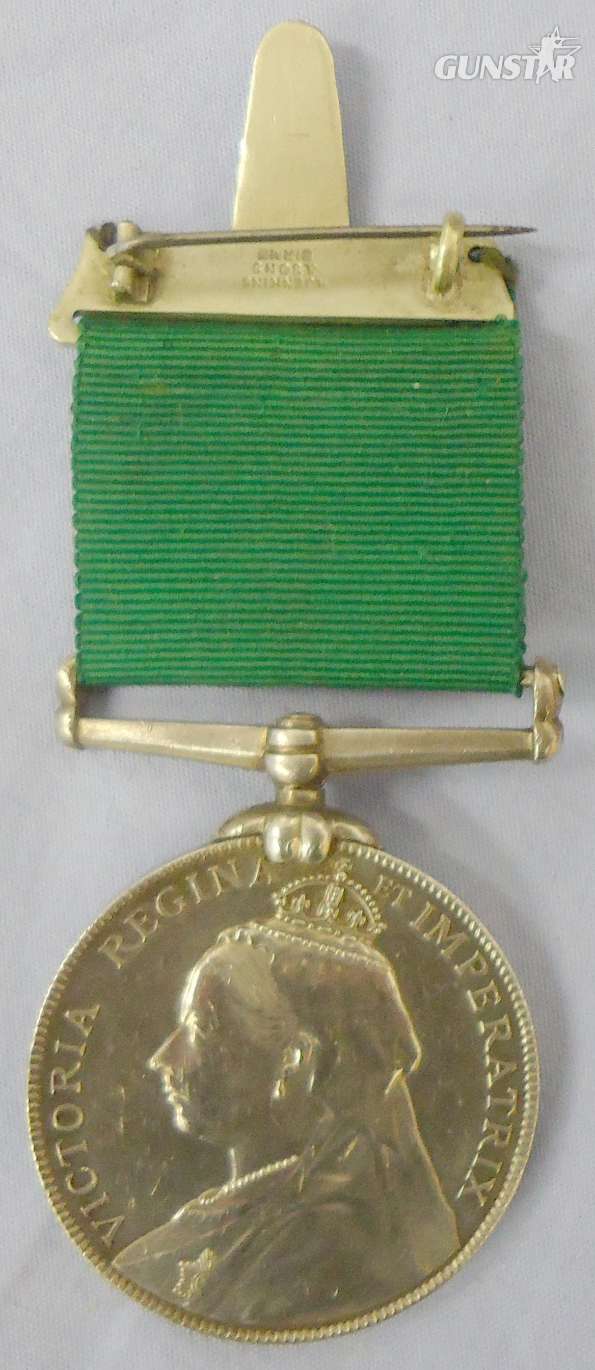  Victorian Volunteer Long Service Medal by Manufacturer Henry Jenkins & Sons Birmingham. M 147. Victorian Volunteer Long Service Medal by Manufacturer Henry Jenkins & Sons Birmingham. M 147.  Antique & Militaria