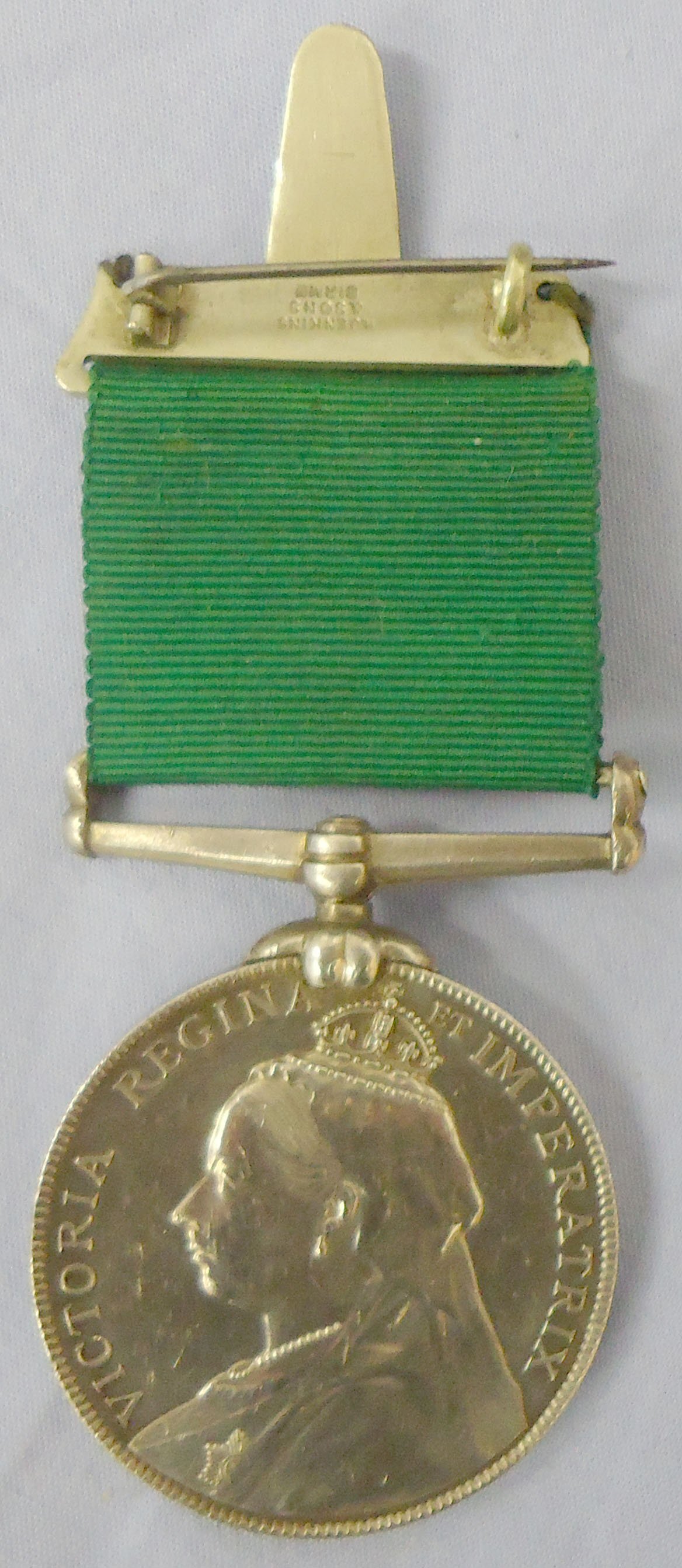  Victorian Volunteer Long Service Medal by Manufacturer Henry Jenkins & Sons Birmingham. M 147. Victorian Volunteer Long Service Medal by Manufacturer Henry Jenkins & Sons Birmingham. M 147.  Antique & Militaria