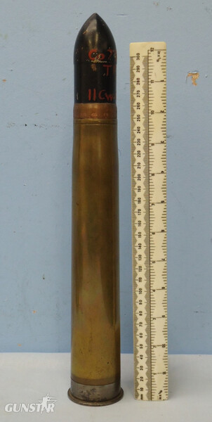 INERT DEACTIVATED. Unfired German WW2 3.7cm PAK 36 (37x250) APHE (Armour Piercing High Explosive/ Trace) Round With Rare Two Piece Composite Cartridge Case INERT DEACTIVATED. Unfired German WW2 3.7cm PAK 36 (37x250) APHE (Armour Piercing High Explosive/ Trace) Round With Rare Two Piece Composite Cartridge Case  Other Ammunition in 