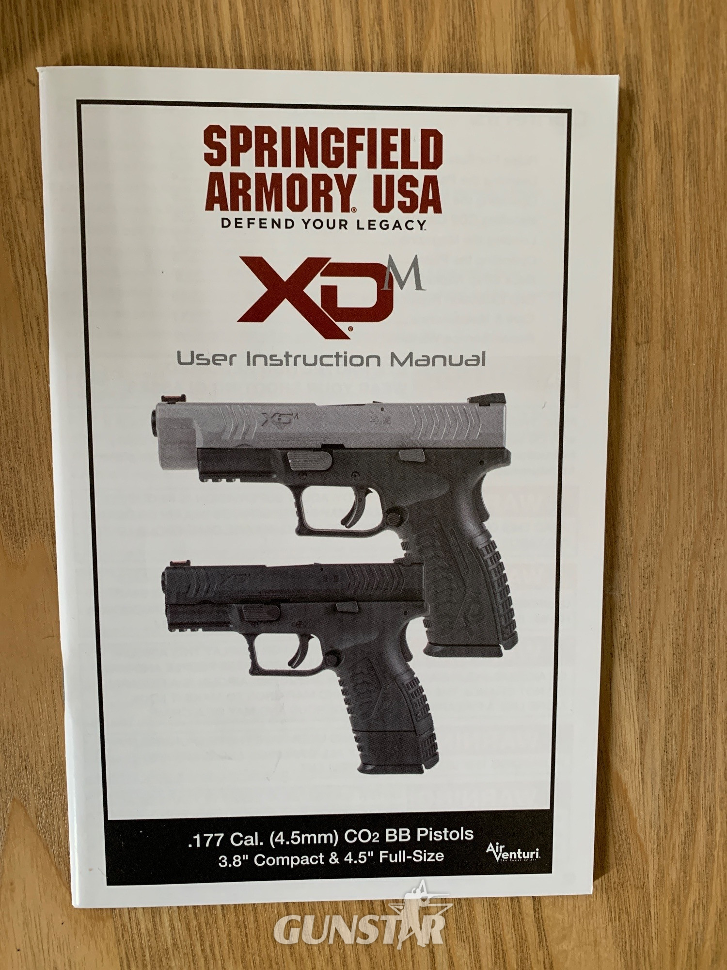  Springfield Armory XDM 3.8” 4.5mm