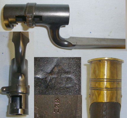  WD Post Mutiny Indian Issue Victorian British India Pattern 1859 Socket Bayonet  Bayonet