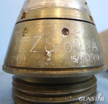  German ZZS/60nA Mechanical Time Fuze Used by The German Navy. Inert Unfired 1939 Dated German ZZS/60nA Mechanical Time Fuze Used by The German Antique & Militaria