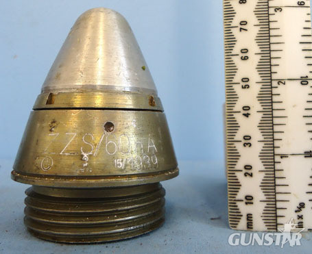German ZZS/60nA Mechanical Time Fuze Used by The German Navy. Inert Unfired 1939 Dated German ZZS/60nA Mechanical Time Fuze Used by The German Antique & Militaria in 