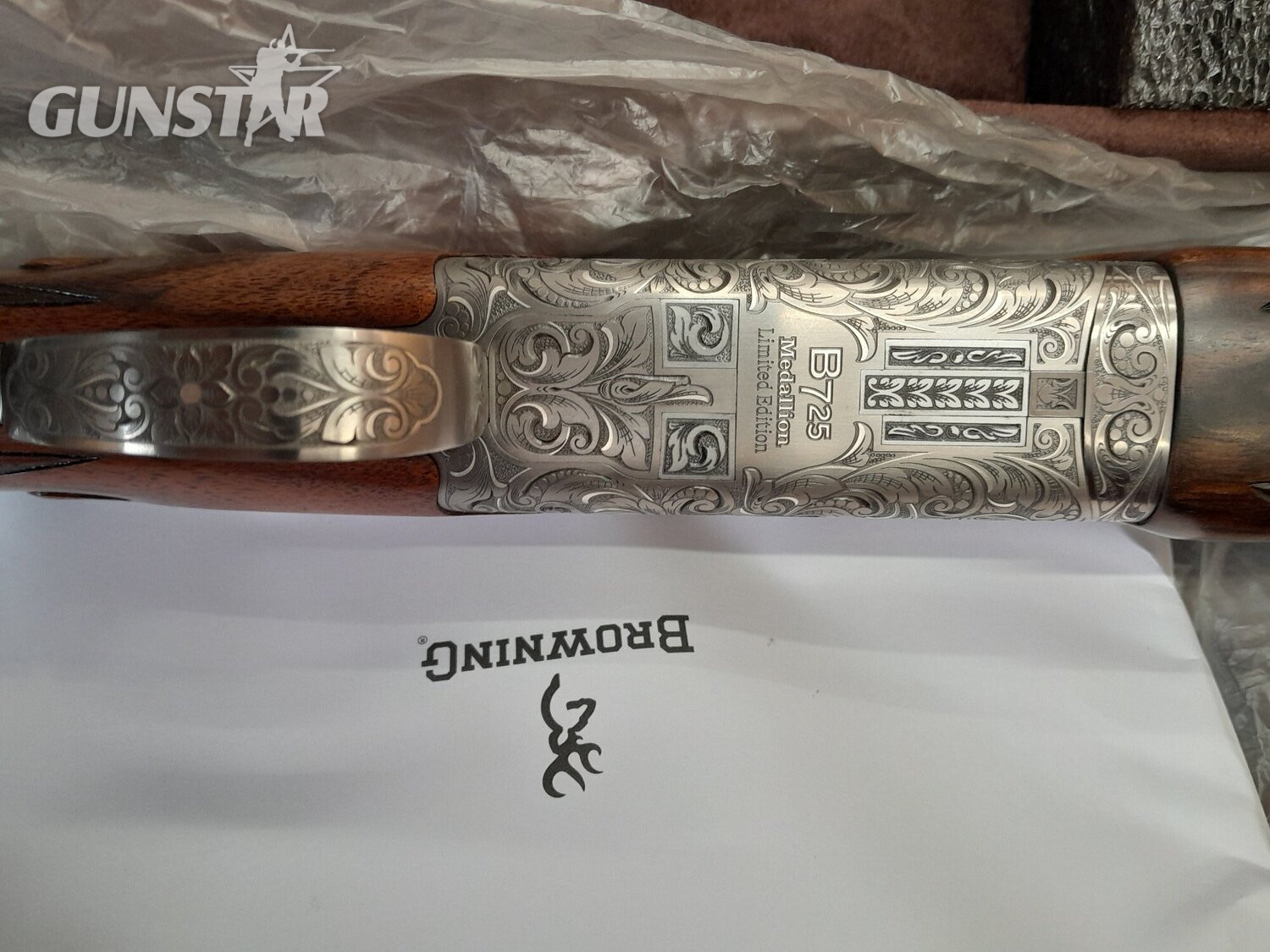 {CATEGORY} - Browning B725 HTG Medallion Silver Over and Under 20 Bore/gauge