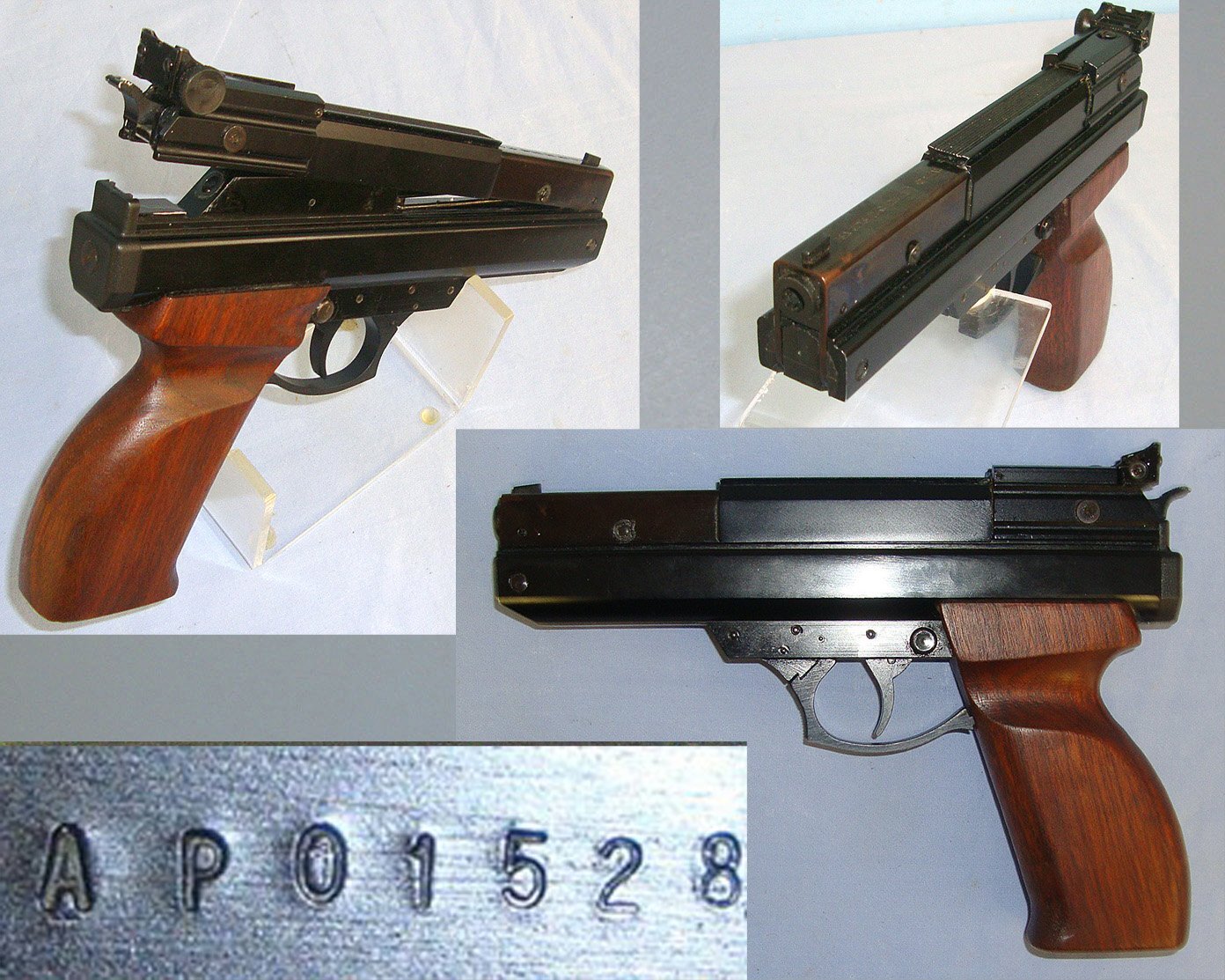 1994-2000 BSA Model 240 Magnum .177 Calibre 'Top Lever' Air Pistol With Original Illustrated Instruction Booklet. Sn 23484:114 air pistol .177