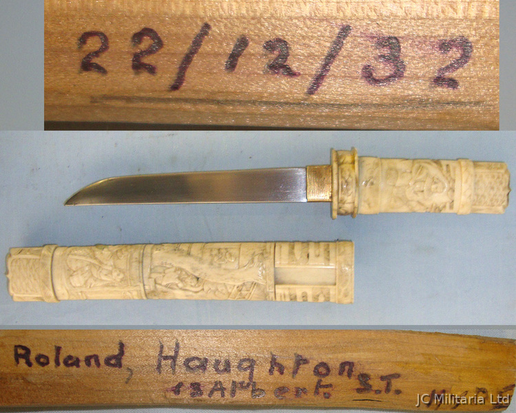  Inter War 1932 Japanese Tourist Piece Knive