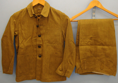 WWII Japanese Late War khaki Hemp Summer Material Tunic and Trousers. Sn 18553 WWII Japanese Late War khaki Hemp Summer Material Tunic and Trousers. Sn 18553 Clothing