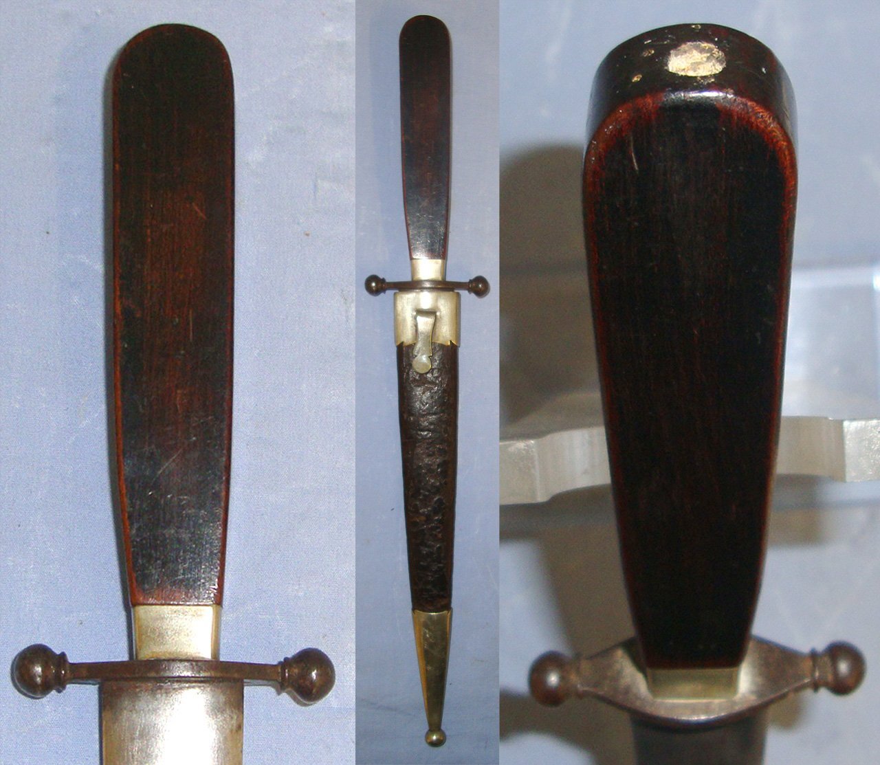 Victorian Medieval Form ‘Coup De Grâce ’ (Final Mercy Blow) Dagger With Scabbard. Sn 22119 Dagger