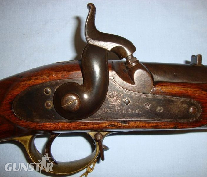 Enfield  .65" Bore Percussion Cavalry Carbine Regiment Marked 'AYC' To The Scottish Ayrs Muzzleloader .65 Cal Muzzleloader Rifle