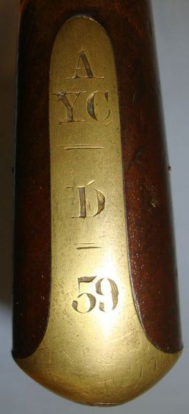  Enfield  .65" Bore Percussion Cavalry Carbine Regiment Marked 'AYC' To The Scottish Ayrs Muzzleloader .65 Cal Muzzleloader Rifle