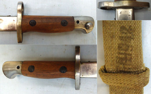  India Pattern Bayonet, Scabbard And Frog Bayonet