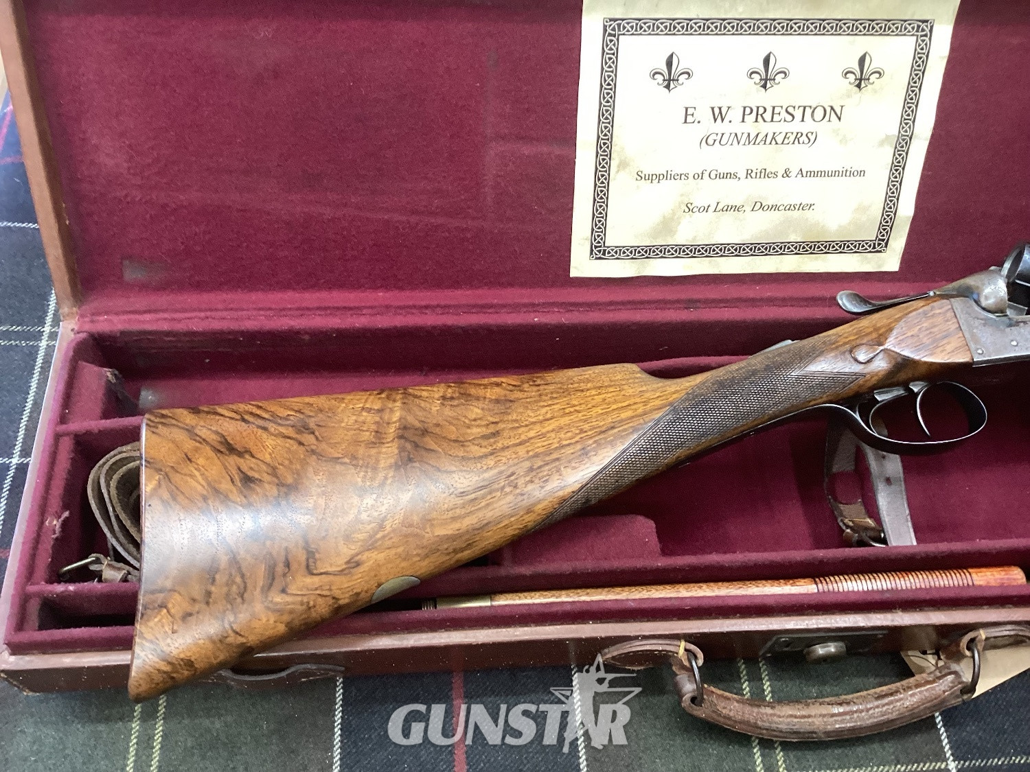 E. W. Preston ENGLISH BOX LOCK EJECTOR  Side By Side 12 Bore/gauge - {CATEGORY} in 