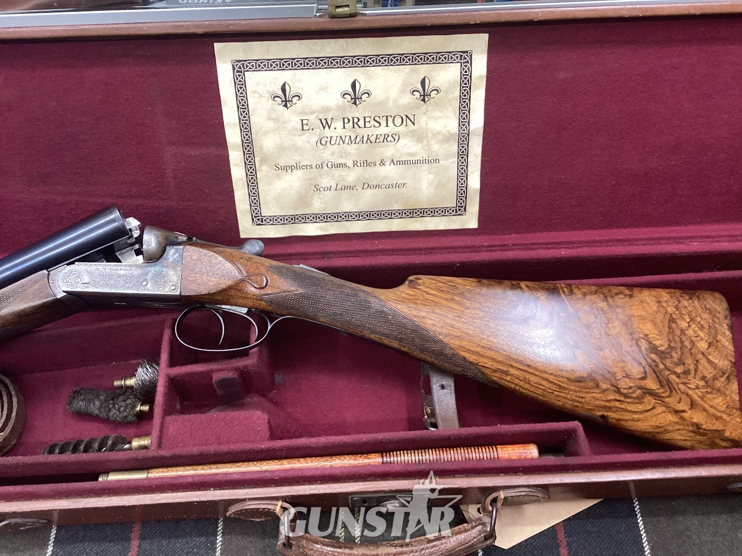 E. W. Preston ENGLISH BOX LOCK EJECTOR  Side By Side 12 Bore/gauge - {CATEGORY}