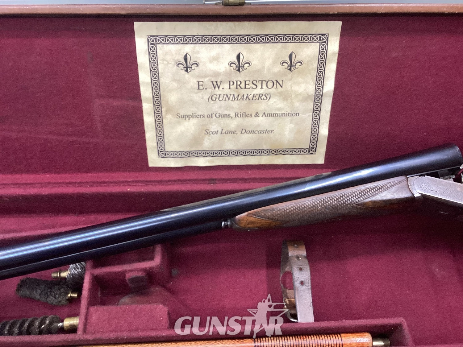 E. W. Preston ENGLISH BOX LOCK EJECTOR  Side By Side 12 Bore/gauge 