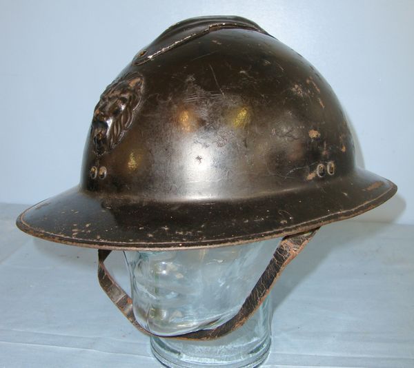  Belgian Infantry 1926 French Pattern WW2 era Belgian Infantry 1926 French Pattern 'Adrian' Combat Helmet  Clothing