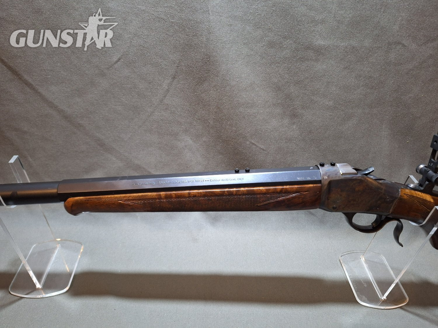 Winchester Model 1885 Single Shot .45 Rifle - {CATEGORY} in 
