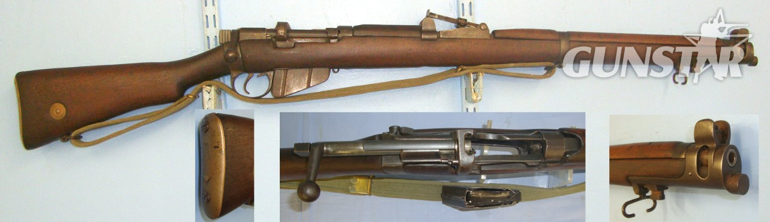 BSA Rifle & Sling. D 6033  Bolt Action None Rifle in 